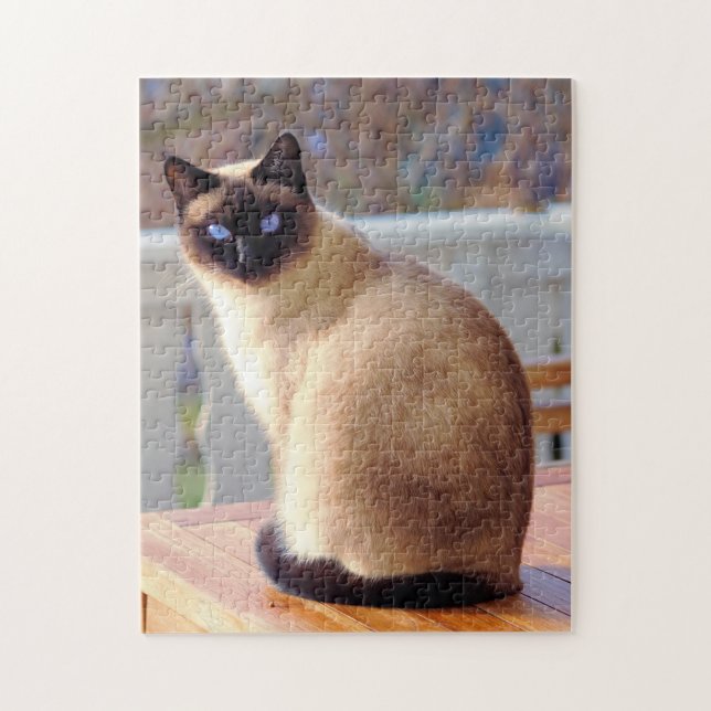 Puzzle Gato siamés lindo (Vertical)