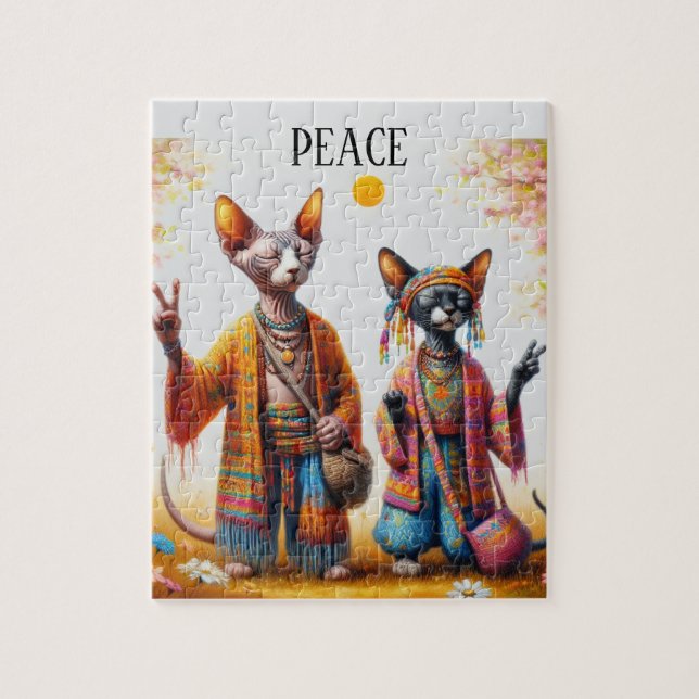 Puzzle Gato Sphynx (Vertical)