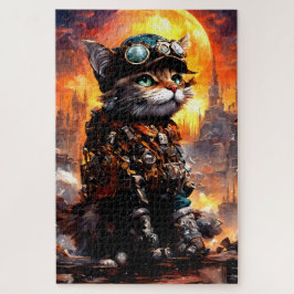 Puzzle Gato Steampunk II