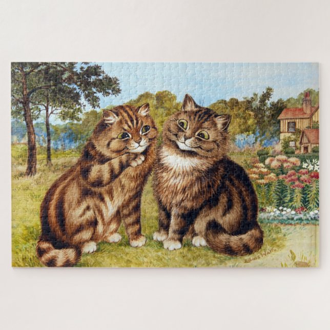 Puzzle Gato susurrador, Louis Wain (Horizontal)