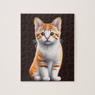 Puzzle Gato, un gatito sucio