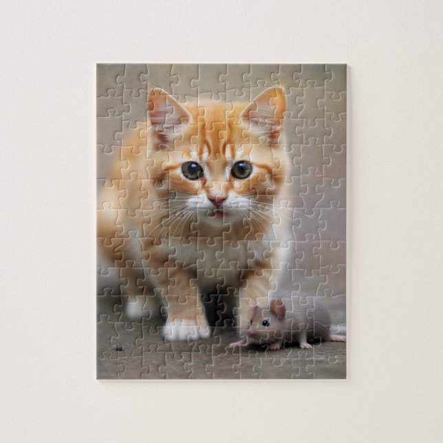 Puzzle Gato y Ratón (Vertical)