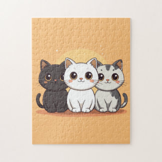 Puzzle gatos