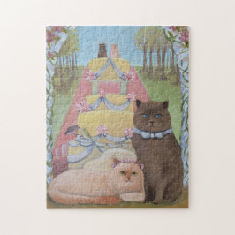 Puzzle Gatos bodas