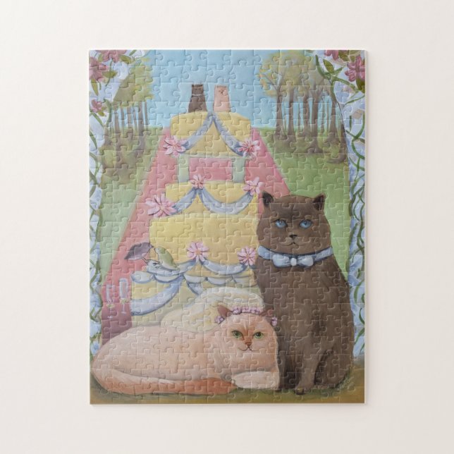 Puzzle Gatos bodas (Vertical)