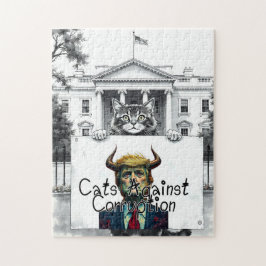 Puzzle Gatos contra la corrupción