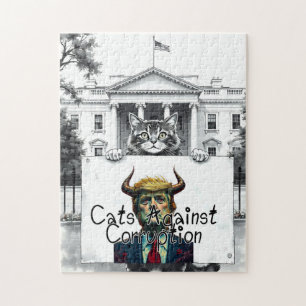 Puzzle Gatos contra la corrupción
