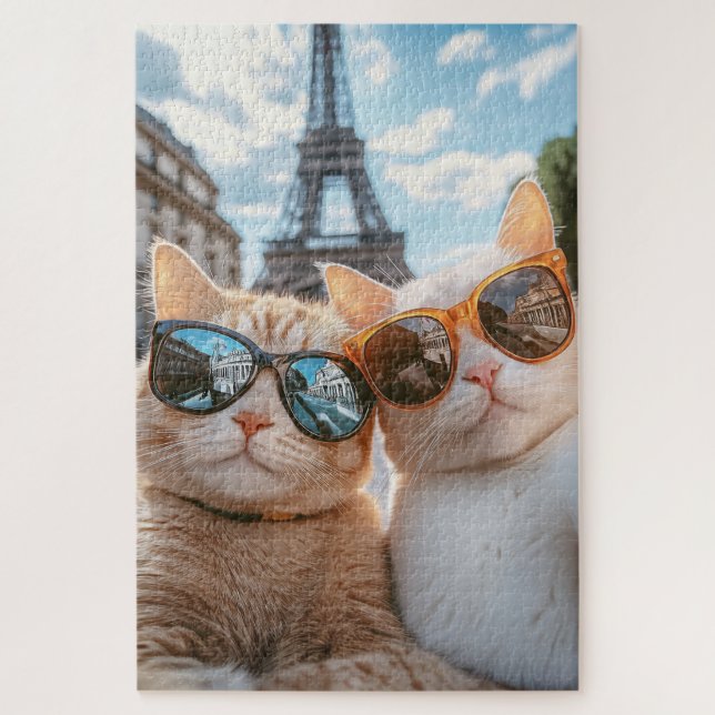 Puzzle Gatos de Guay en París (Vertical)