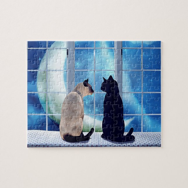 Puzzle Gatos de la ventana (Horizontal)