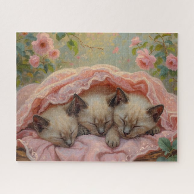 Puzzle Gatos durmiendo  (Horizontal)
