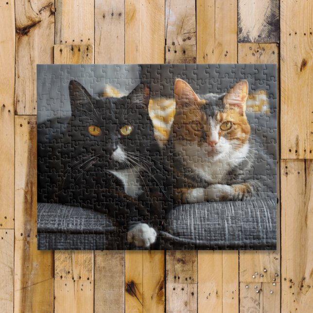 Puzzle Gatos en un sofá (Subido por el creador)