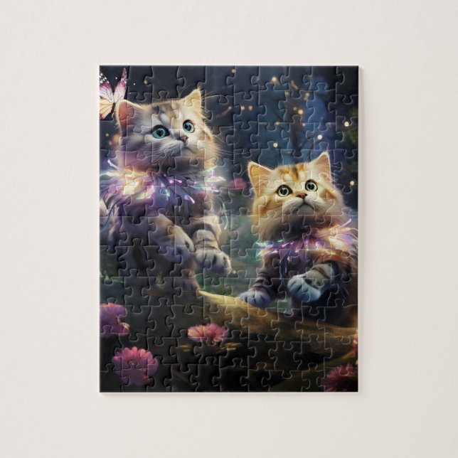 Puzzle Gatos espumosos (Vertical)