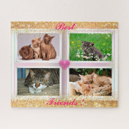 Puzzle Gatos familiares regalo popular