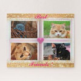 Puzzle Gatos familiares regalo popular