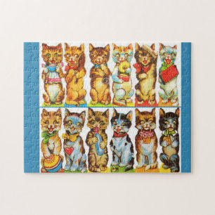 Puzzle gatos felices