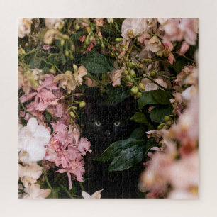 Puzzle Gatos Flor de Medianoche