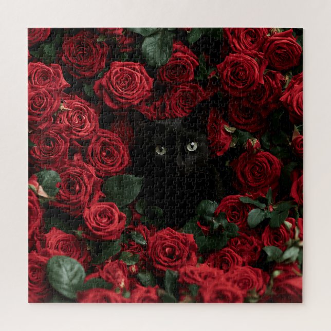 Puzzle Gatos Flor de Medianoche (Vertical)