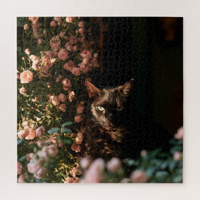 Puzzle Gatos Flor de Medianoche (Vertical)