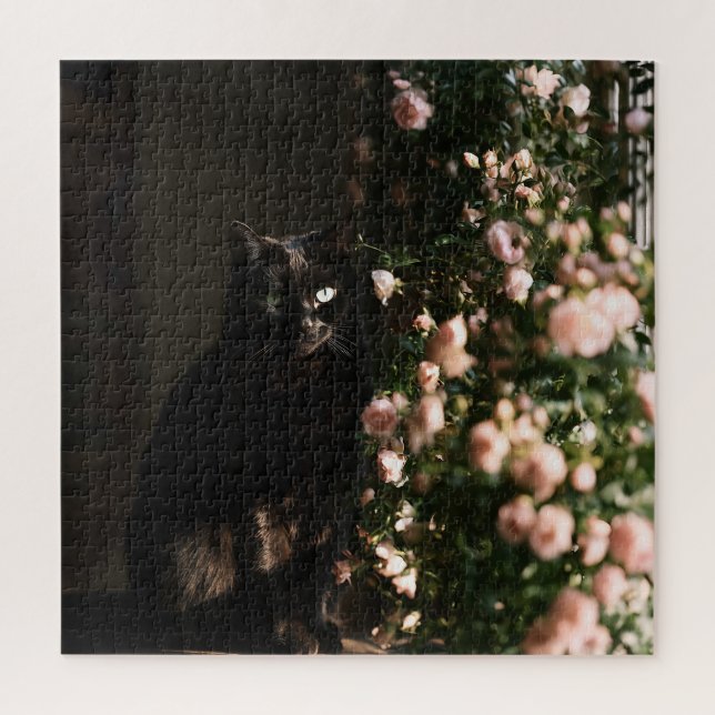 Puzzle Gatos Flor de Medianoche (Vertical)