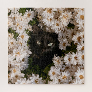 Puzzle Gatos Flor de Medianoche