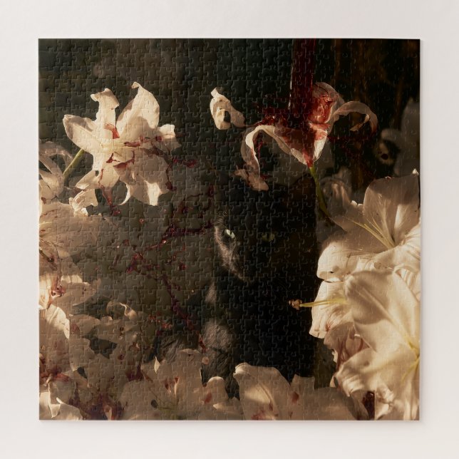 Puzzle Gatos Flor de Medianoche (Vertical)