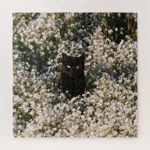 Puzzle Gatos Flor de Medianoche