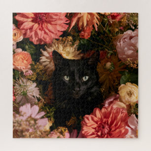 Puzzle Gatos Flor de Medianoche
