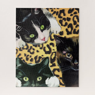 Puzzle Gatos kaboodle de gatito en la imagen de leopardo