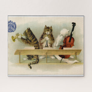 Puzzle "Gatos Musicales"