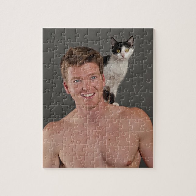 Puzzle Gatos reales del amor de los hombres (Vertical)