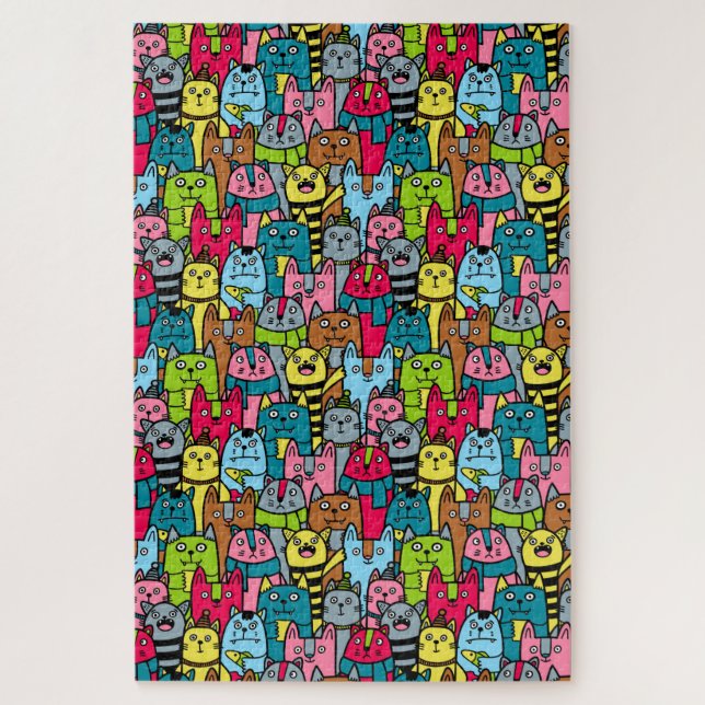 Puzzle Gatos y gatos (Vertical)