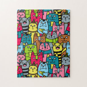 Puzzle Gatos y gatos