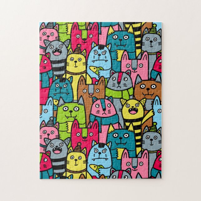 Puzzle Gatos y gatos (Vertical)