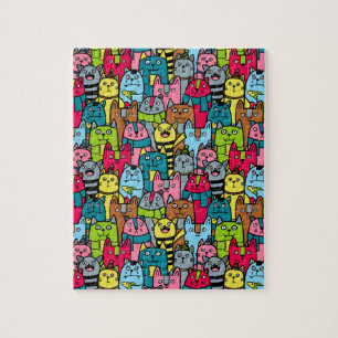 Puzzle Gatos y gatos