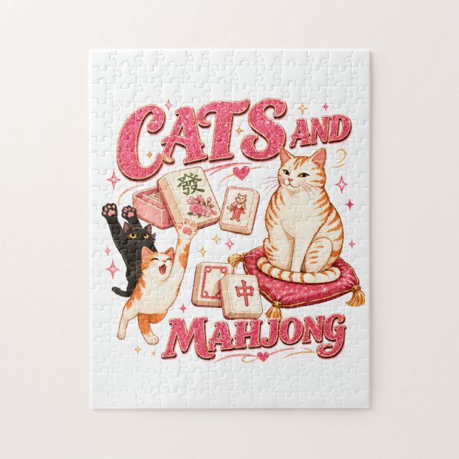 Puzzle Gatos y Mahjong (Vertical)