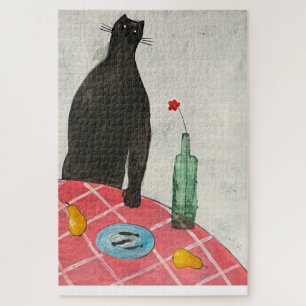 Puzzle Gatos y peces