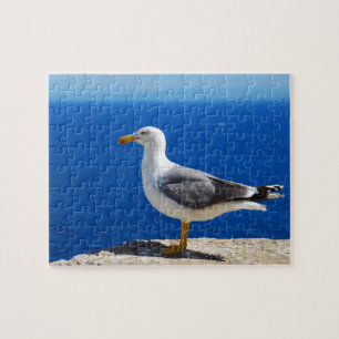Puzzle Gaviota en la playa