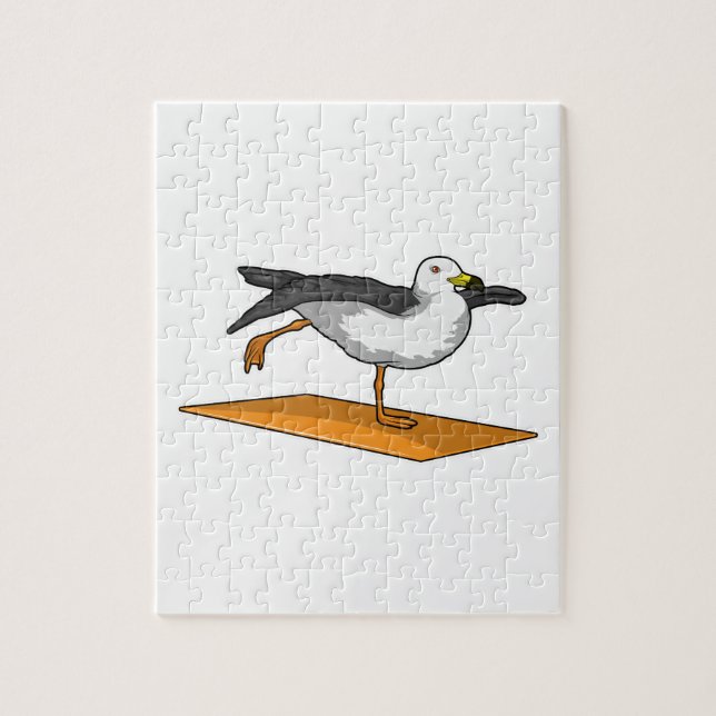 Puzzle Gaviota Yoga Meditación Fitness (Vertical)