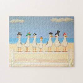 Puzzle Gaviotas con Gorras