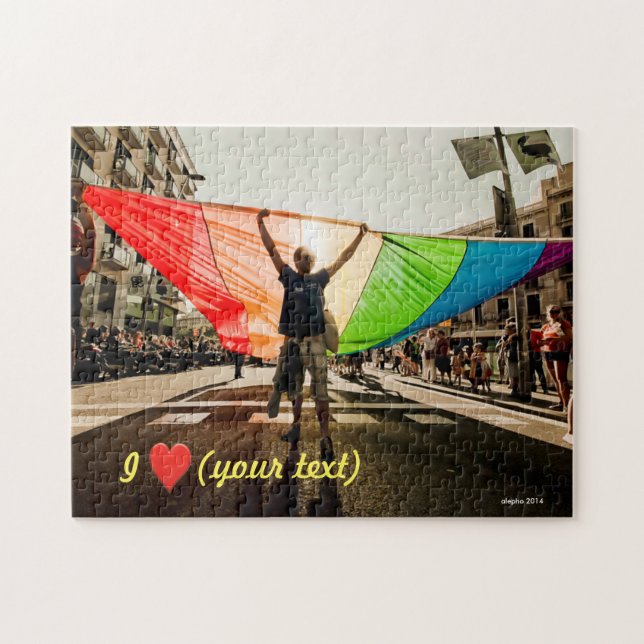 Puzzle Gay pride march in Barcelona (Horizontal)