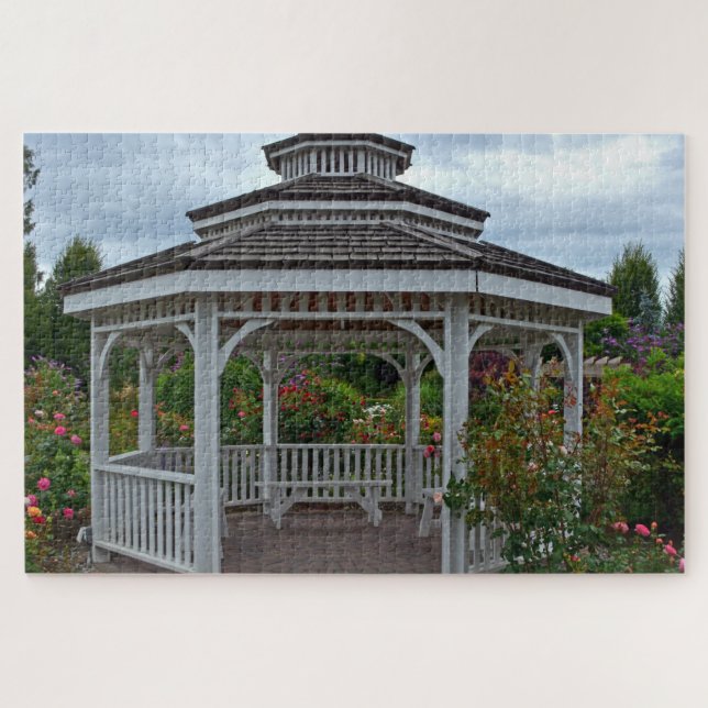 Puzzle Gazebo de jardín de verano (Horizontal)