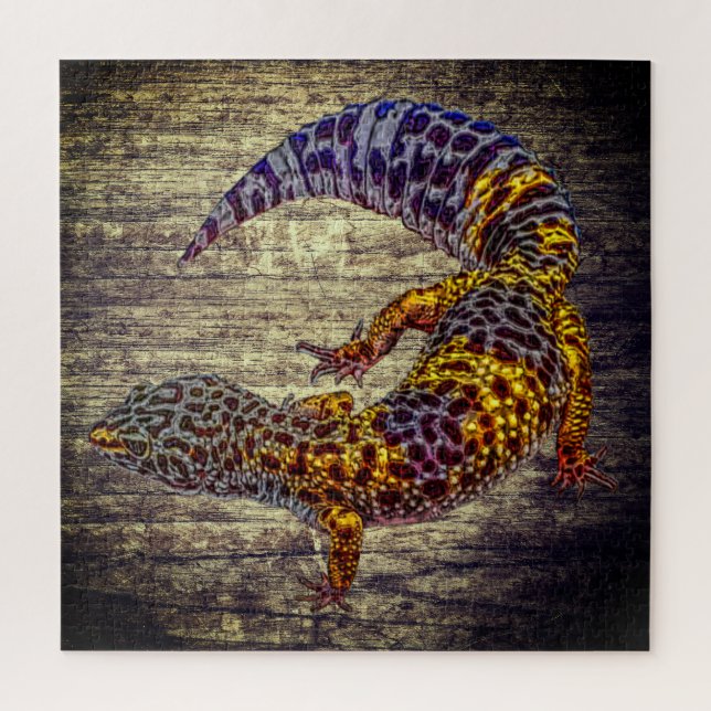 Puzzle Gecko leopardo (Vertical)