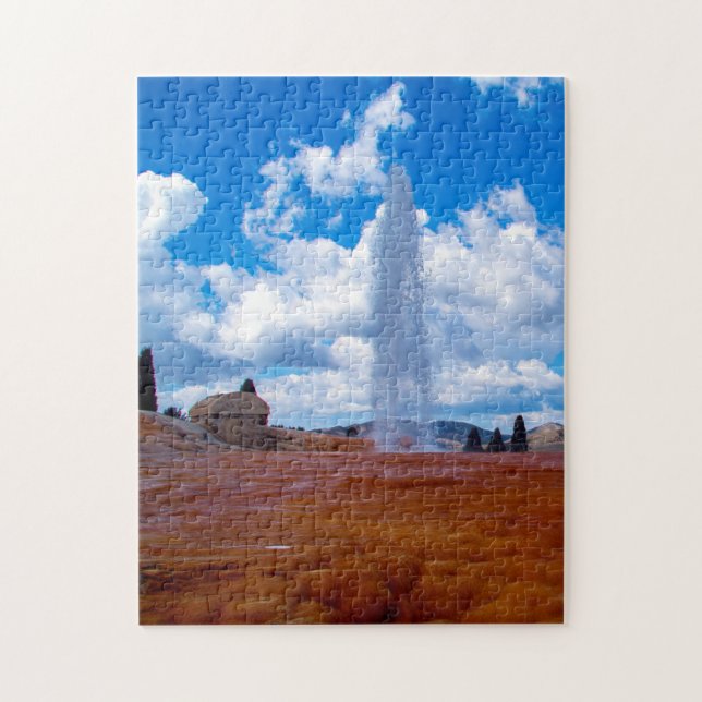 Puzzle Géiser Soda Springs Idaho. (Vertical)