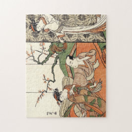 Puzzle Geisha maiko ukiyo-e de Japón oriental