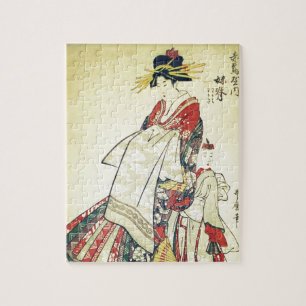Puzzle Geisha y el pequeño