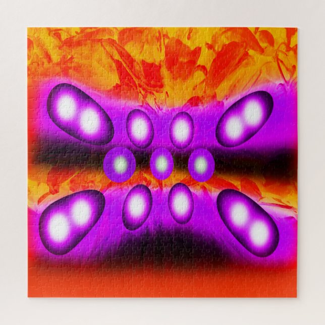 Puzzle Gemas moradas (Vertical)