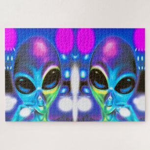 Puzzle Gemelos Alien