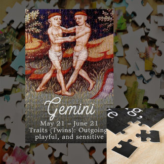 Puzzle Gemini: el partido de cumpleaños del Rótulo Zodiac