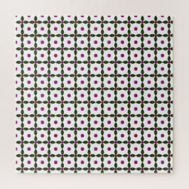 Puzzle Gemstone Art, Purple Green