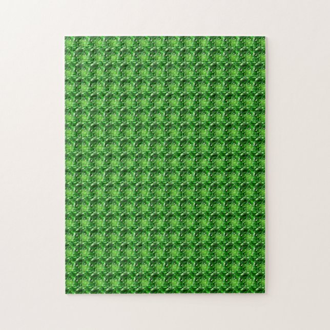 Puzzle Gemstone esmeralda, verde (Vertical)